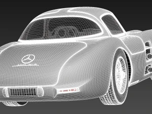 Mercedes-Benz 300 SLR 1955 3D Model