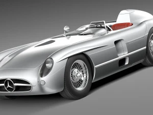 メルセデス・ベンツ 300 SLR 1955 スパイダー 3Dモデル
