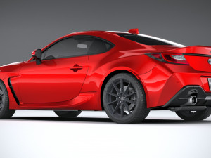 Toyota GR 86 2022 LowPoly 3D Model