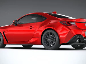 Toyota GR 86 2022 LowPoly 3D Model