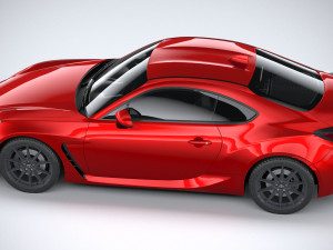 Toyota GR 86 2022 LowPoly 3D Model