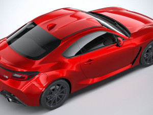 Toyota GR 86 2022 LowPoly 3D Model