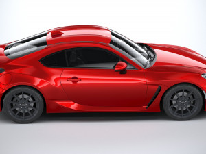 Toyota GR 86 2022 LowPoly 3D Model