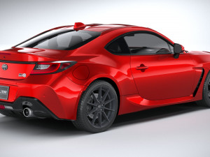 Toyota GR 86 2022 LowPoly 3D Model