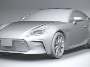 Toyota GR 86 2022 LowPoly 3D Model