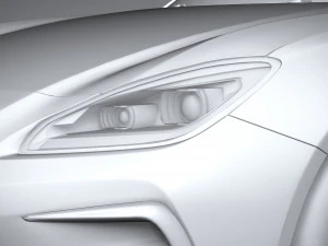 Toyota GR 86 2022 LowPoly 3D Model