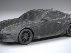 Toyota GR 86 2022 LowPoly 3D Model