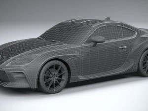 Toyota GR 86 2022 LowPoly 3D Model