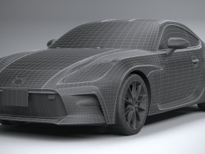 Toyota GR 86 2022 LowPoly 3D Model
