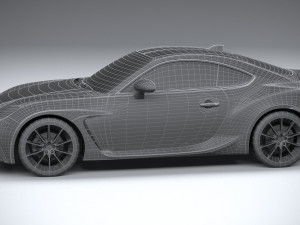 Toyota GR 86 2022 LowPoly 3D Model