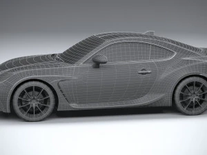 Toyota GR 86 2022 LowPoly 3D Model