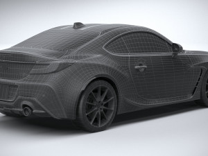 Toyota GR 86 2022 LowPoly 3D Model