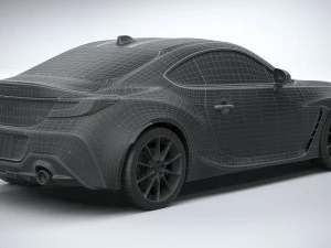 Toyota GR 86 2022 LowPoly 3D Model