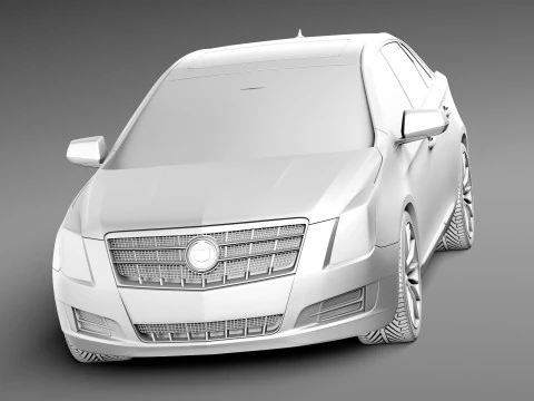 Cadillac XTS 2013 3D Model