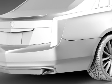 Cadillac XTS 2013 3D Model
