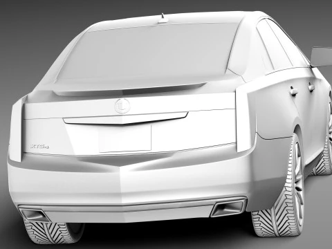 Cadillac XTS 2013 3D Model