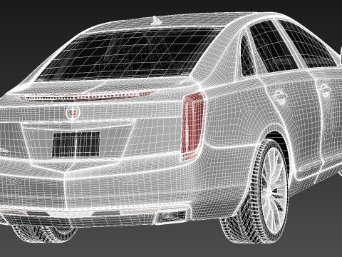 Cadillac XTS 2013 Modèle 3D