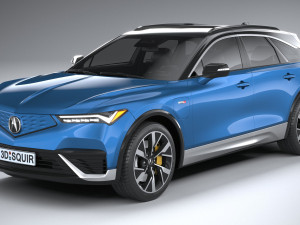 Acura ZDX 2024 Model 3D