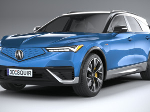 Acura ZDX 2024 Model 3D