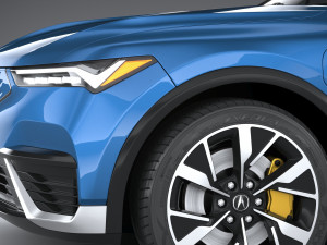 Acura ZDX 2024 Model 3D