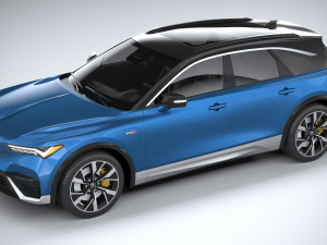 Acura ZDX 2024 Model 3D