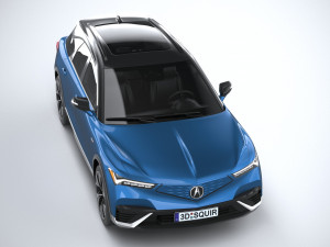 Acura ZDX 2024 Model 3D