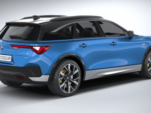 Acura ZDX 2024 Model 3D
