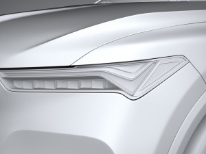 Acura ZDX 2024 Model 3D
