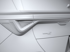 Acura ZDX 2024 Model 3D