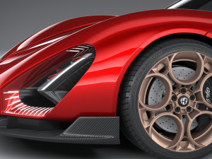 Alfa Romeo 33 Stradale 2024 Modelo 3D