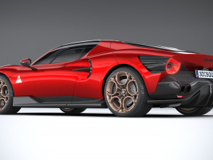 Alfa Romeo 33 Stradale 2024 Modelo 3D