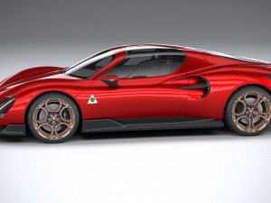 Alfa Romeo 33 Stradale 2024 Modelo 3D