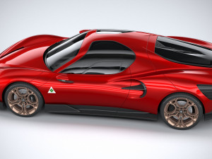 Alfa Romeo 33 Stradale 2024 Modelo 3D