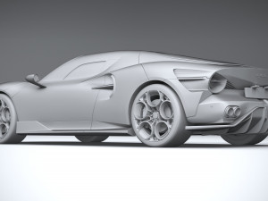 Alfa Romeo 33 Stradale 2024 Modelo 3D