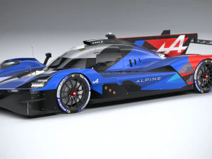 Alpine A424 LM 2024 Modelo 3D