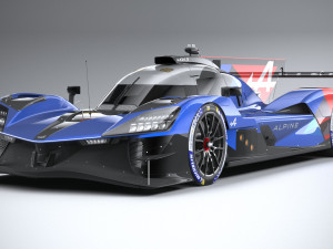 Alpine A424 LM 2024 3D-Modell