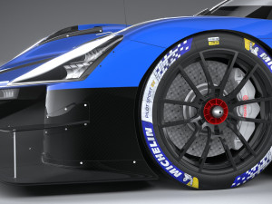 Alpine A424 LM 2024 3D-Modell
