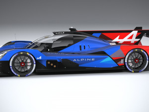 Alpine A424 LM 2024 3D-Modell