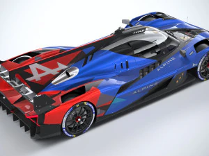 Alpine A424 LM 2024 3D Model