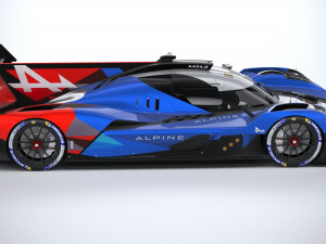 Alpine A424 LM 2024 3D-Modell