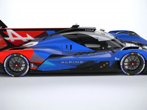 Alpine A424 LM 2024 3D Model