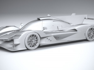 Alpine A424 LM 2024 3D-Modell