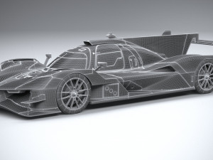 Alpine A424 LM 2024 3D-Modell