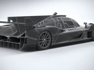 Alpine A424 LM 2024 3D Model