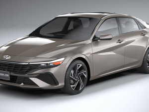 Hyundai Elantra 2024 3D 模型