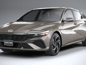 Hyundai Elantra 2024 3D 模型