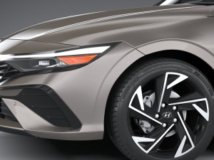 Hyundai Elantra 2024 3D 模型
