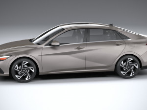 Hyundai Elantra 2024 3D 模型