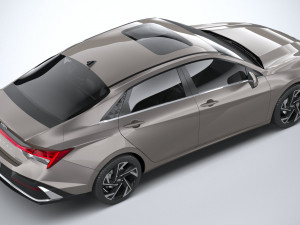 Hyundai Elantra 2024 3D 模型