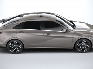 Hyundai Elantra 2024 3D 模型
